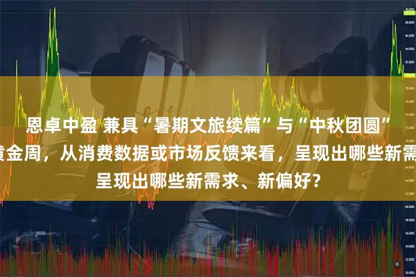 恩卓中盈 兼具“暑期文旅续篇”与“中秋团圆”双重属性的黄金周，从消费数据或市场反馈来看，呈现出哪些新需求、新偏好？