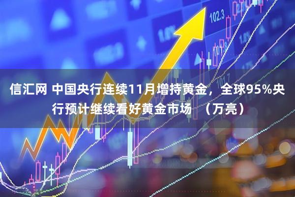 信汇网 中国央行连续11月增持黄金,全球95%央行预计继续看好黄金市场 (万亮)